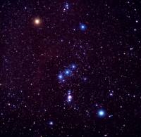 constellation d'Orion. Les trois &eacute;toiles sont appel&eacute;es les Rois mages.