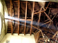 charpente de la basilique de la Nativit&eacute;